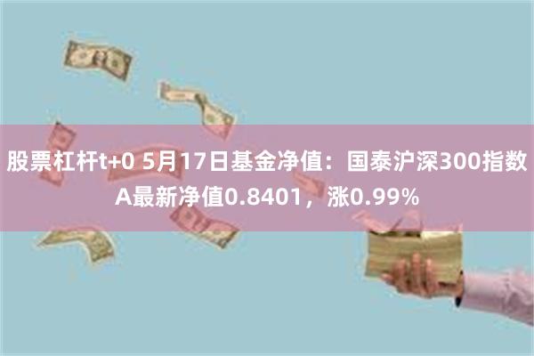 股票杠杆t+0 5月17日基金净值：国泰沪深300指数A最新净值0.8401，涨0.99%