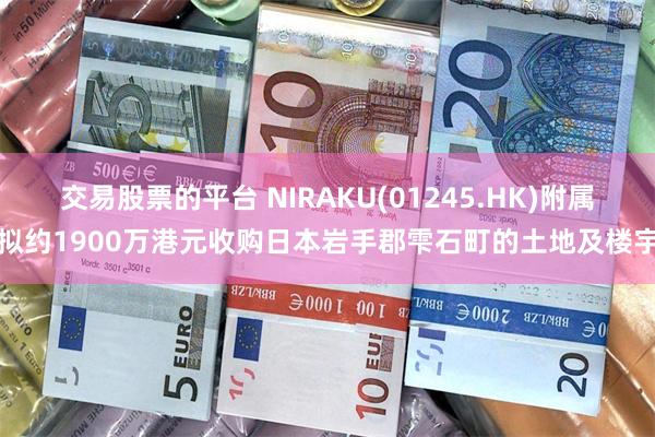 交易股票的平台 NIRAKU(01245.HK)附属拟约1900万港元收购日本岩手郡雫石町的土地及楼宇