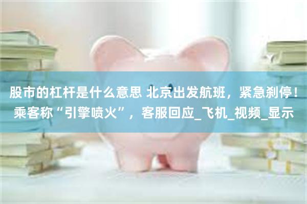 股市的杠杆是什么意思 北京出发航班，紧急刹停！乘客称“引擎喷火”，客服回应_飞机_视频_显示