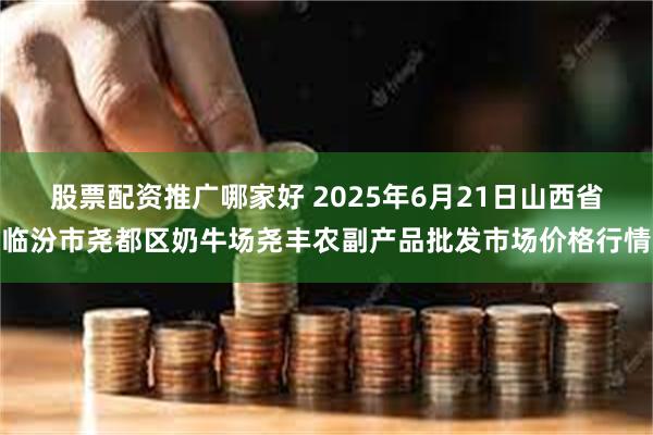 股票配资推广哪家好 2025年6月21日山西省临汾市尧都区奶牛场尧丰农副产品批发市场价格行情