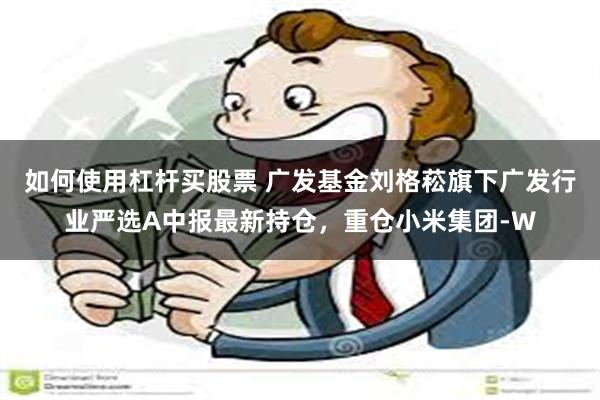 如何使用杠杆买股票 广发基金刘格菘旗下广发行业严选A中报最新持仓，重仓小米集团-W