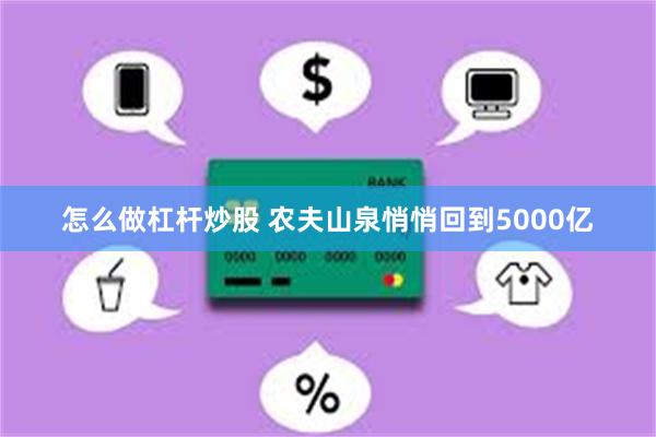 怎么做杠杆炒股 农夫山泉悄悄回到5000亿